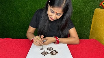 Mehandi Class 9 | Easy Mandala Mehandi Design | Mandala Mehandi Design | Mehandi Live Class