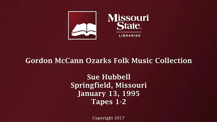 McCann: Sue Hubbell, January 13, 1995