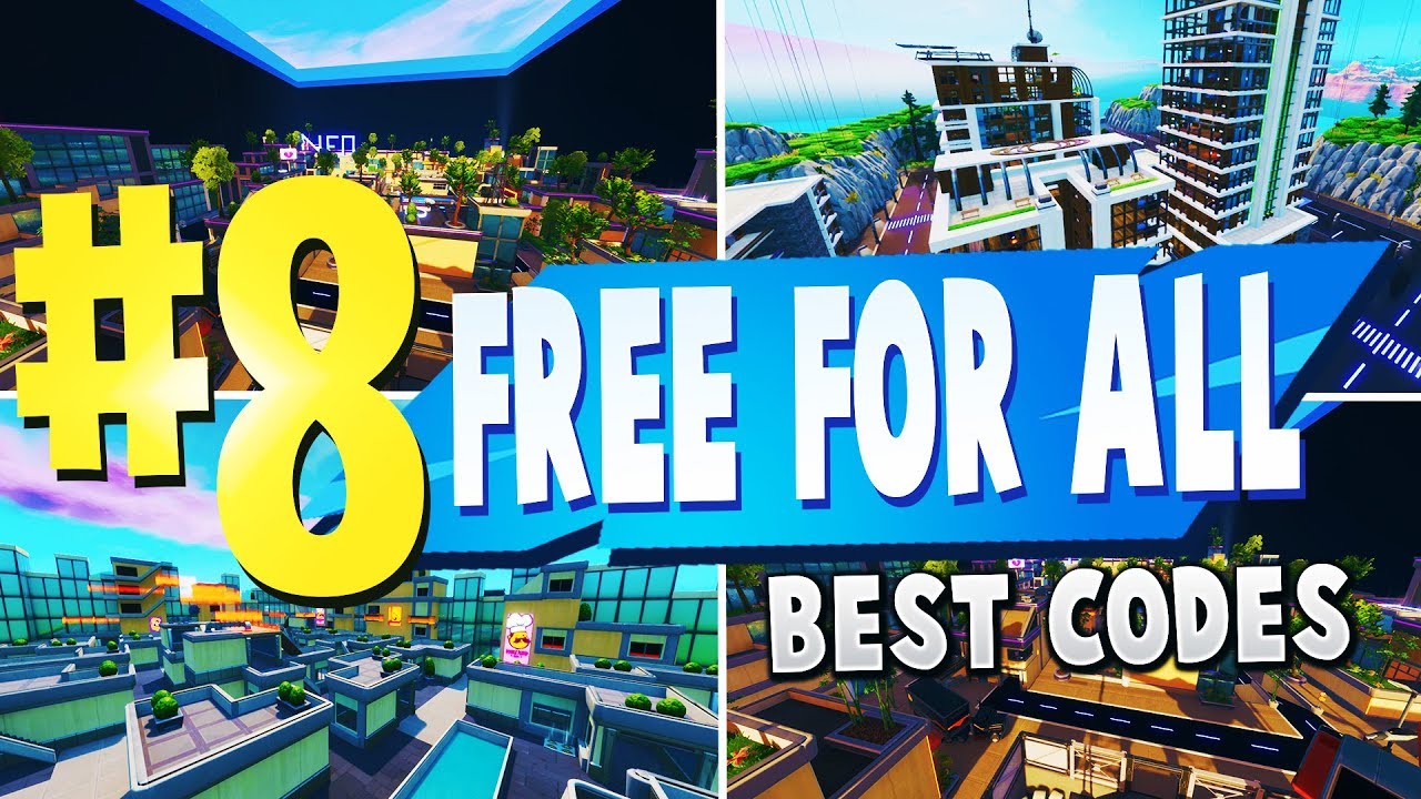 Top 8 Best Free For All Creative Maps In Fortnite Fortnite Ffa Map Codes New Maps Youtube