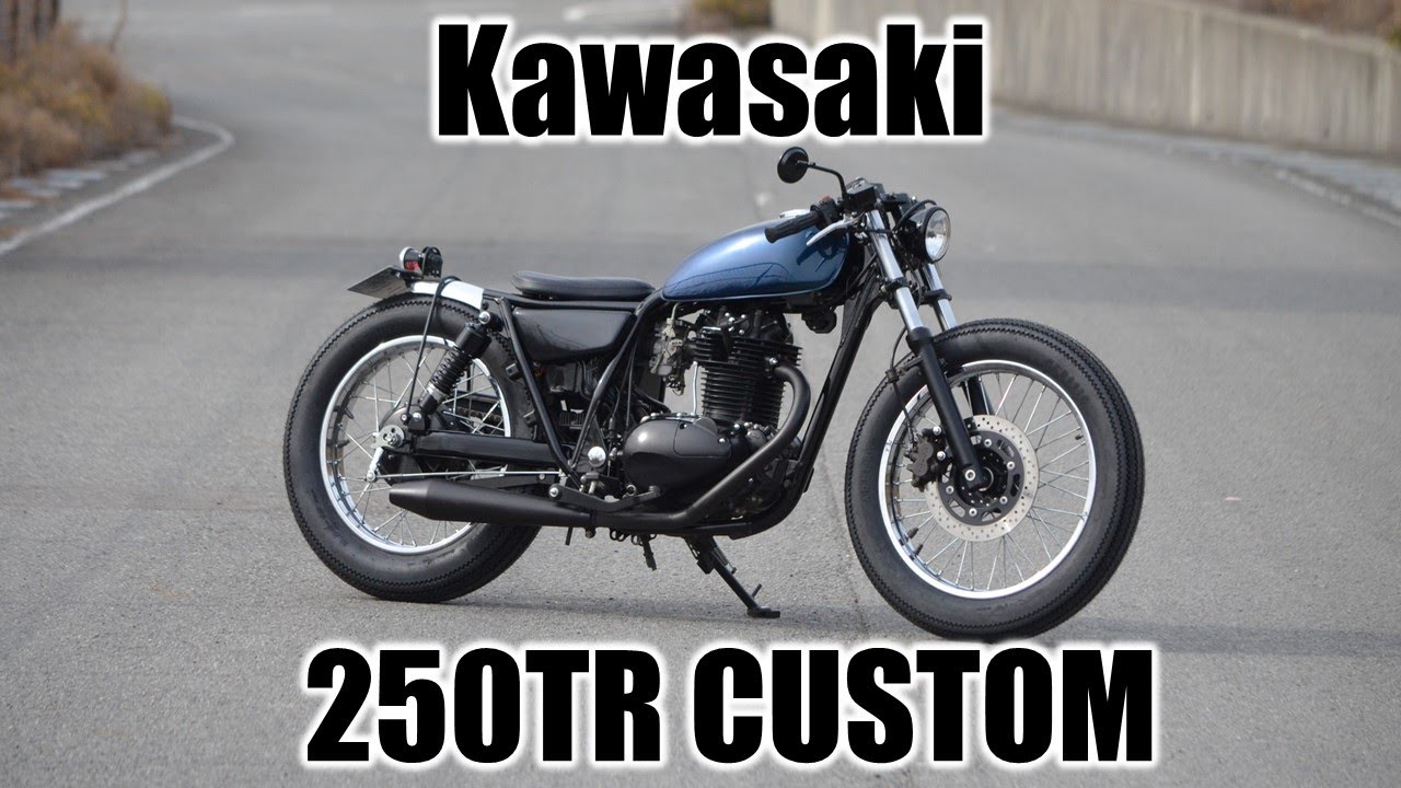 スーパーカフェレーサーカスタム Kawasaki TR250 Café Racer カワサキ・250TR kawasaki ESTRELLA カワサキ ・エストレヤ250 - YouTube