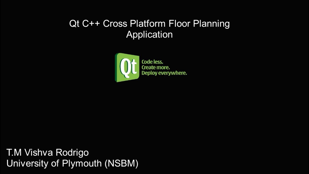 Qt C++ Cross Platform Floor Planning Application - YouTube