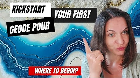 Geode Resin Art For Beginners 🤍 How To Start Geode Resin Art With Limited Time, Space And Budget