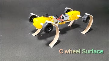 Powerful All-Surface Robot at Home | Walking C Wheel Robot DC Gear Motor Projects with Mr-Ahmad