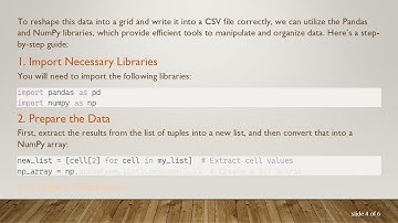 How to Easily Write a Grid in a CSV File Using Python