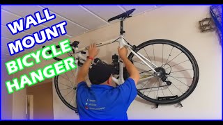 Wall Mount Bicycle Hanger  Installing a Levitate Bike Rack