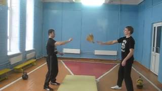 Жонглирование гирями (тренировка). Орск