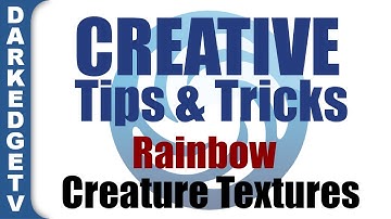 Rainbow Creature Textures | SPORE Tips & Tricks