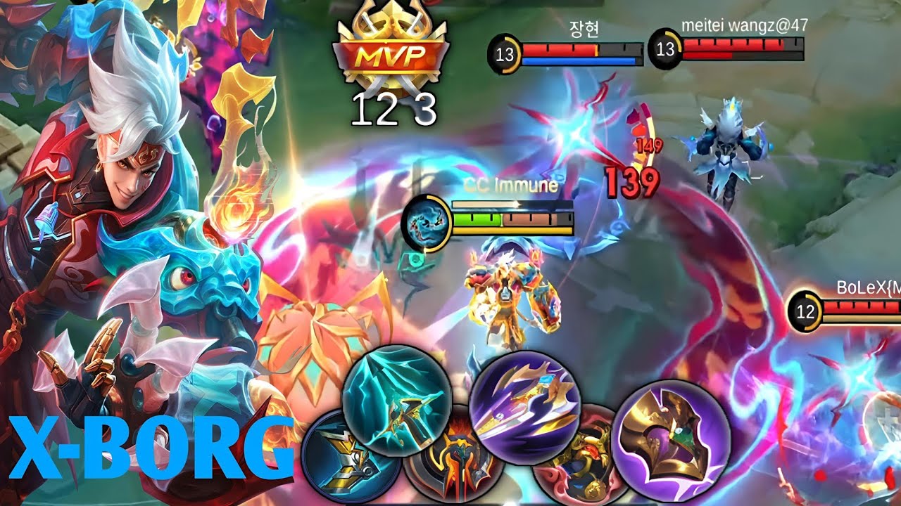 X-BORG BEST BUILD 2025 | Build Top Player X-BORG Gameplay | MOBILE LEGENDS ✔️