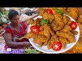 How to cook kfc style fried chicken  crispy fried chicken  moms village kitchen