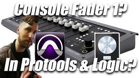 Softubes Console 1 Fader In Logic Pro X & Protools - How does it work?