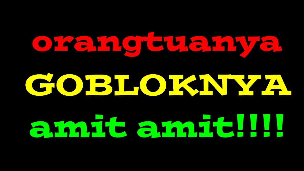 Contoh orang tua BODOH !!!!! - YouTube