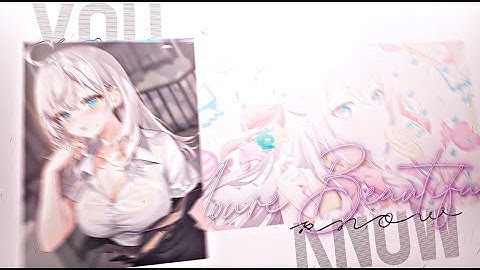 What makes you beautiful - Alisa Mikhailova Kujou[AMV Typography] | After Effects