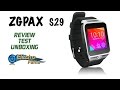 ZGPAX S29 Review: Test and Unboxing - Synchronisation of the Watchphone ZGPAX S29