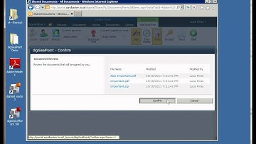 Digital signature in SharePoint 2010