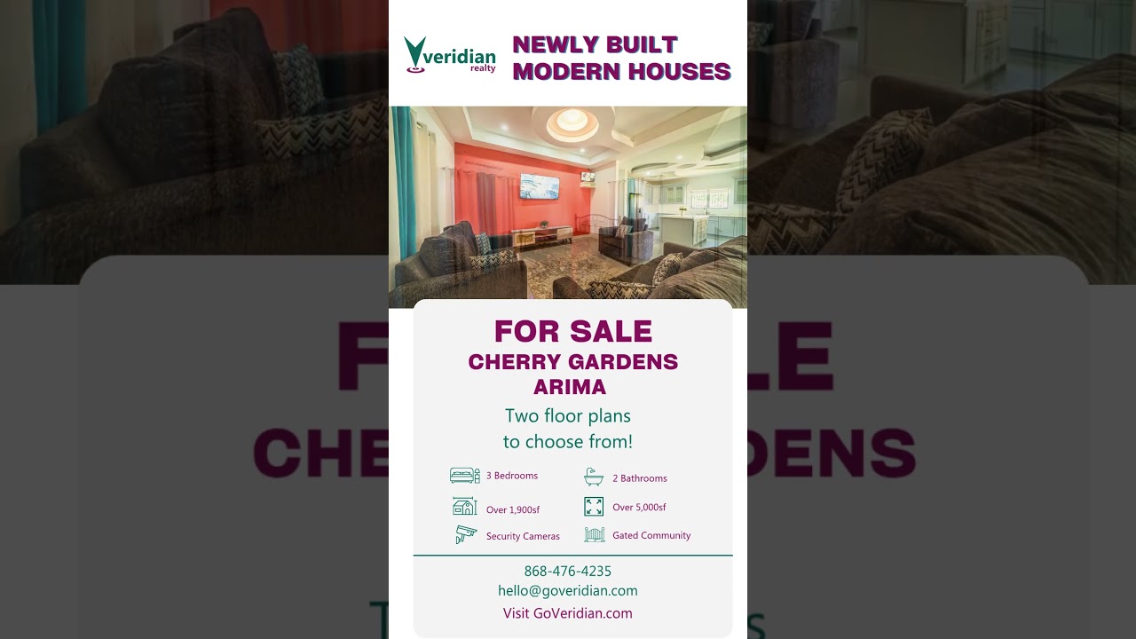 Houses For Sale - Cherry Gardens, Off Tumpuna Road, Arima