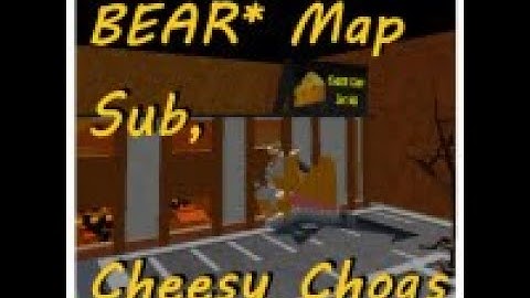 Cheesy Chaos, My First Roblox BEAR* Map Submission.