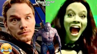 Guardians of the Galaxy Vol. (1\&2) Hilarious Bloopers \& Gag Reel - Chris Pratt