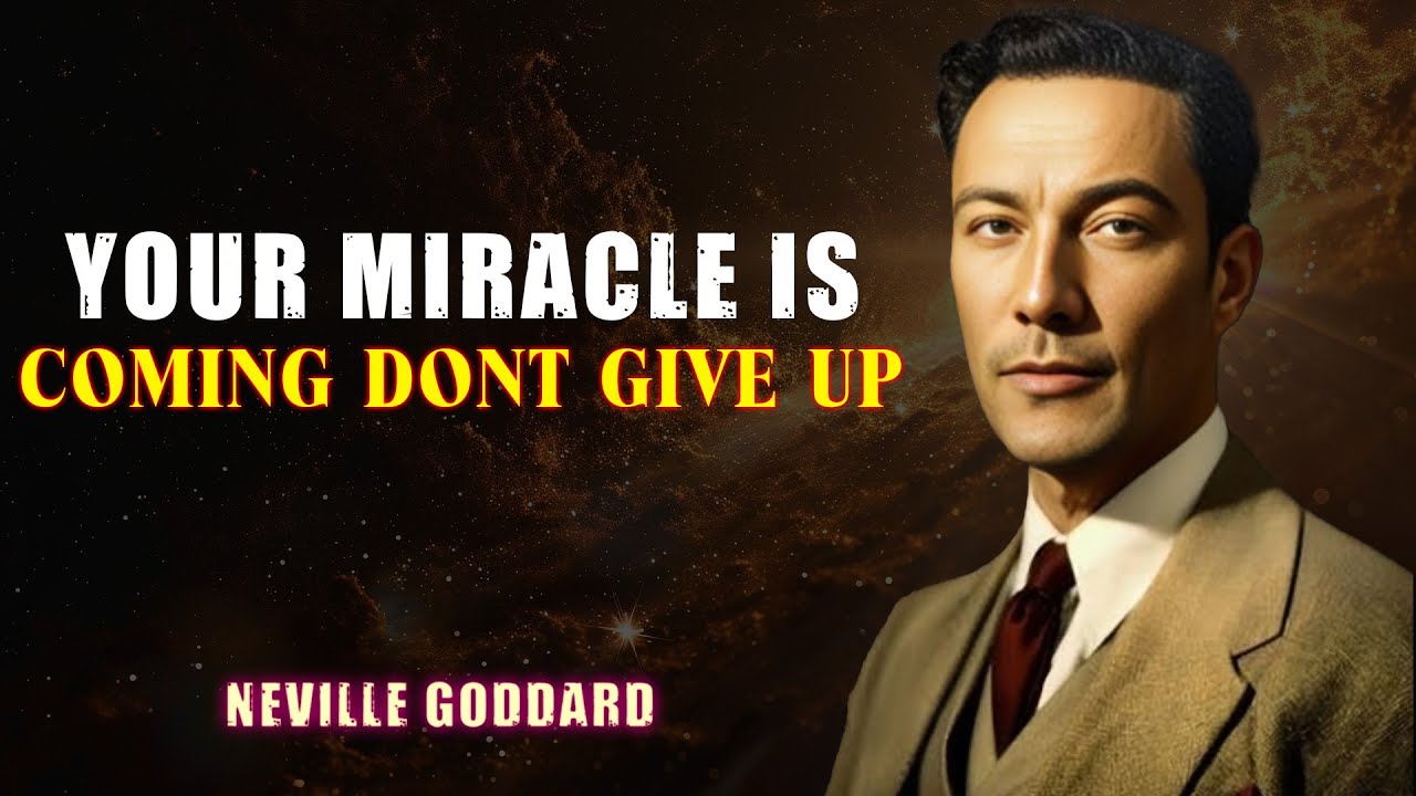 YOUR MIRACLE IS COMING DONT GIVE UP - NEVILLE GODDARD
