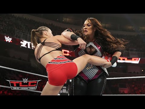 Nia Jax uses raw power to counter Ronda Rousey's fast-paced offense: WWE TLC 2018 (WWE Network)