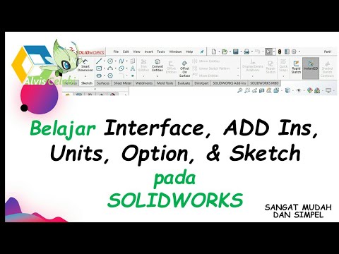Solidworks Tutorial - Training 01: Interface, Add Ins, Units, Option ...