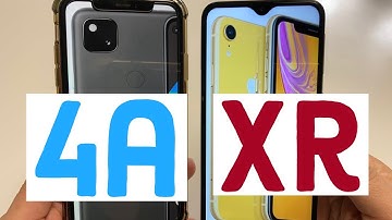 Google Pixel 4a vs iPhone XR - Lets compare