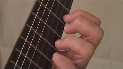 Douglas Niedt Tech Tip: Slurs Clip 5 - Descending Slur Fretted NoteTo Fretted Note On 1st String