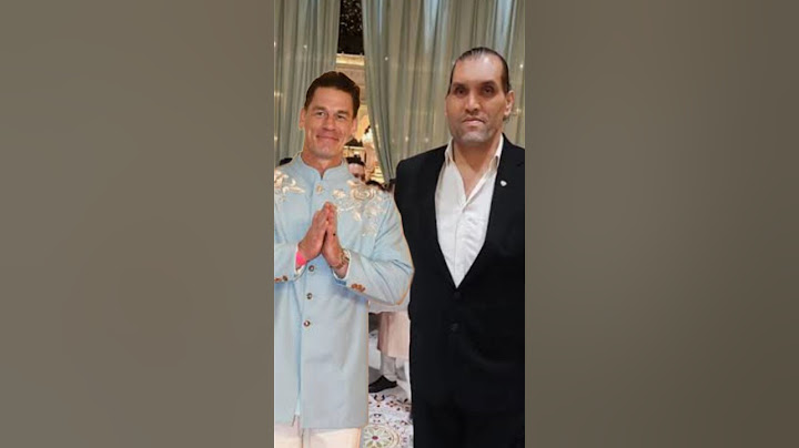 The Great Khali & John Cena In Ambani Wedding #thegreatkhali #johncena #shorts