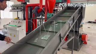 Full PCB Recycling Line with Dust Collection | No Extra Sorting Needed
