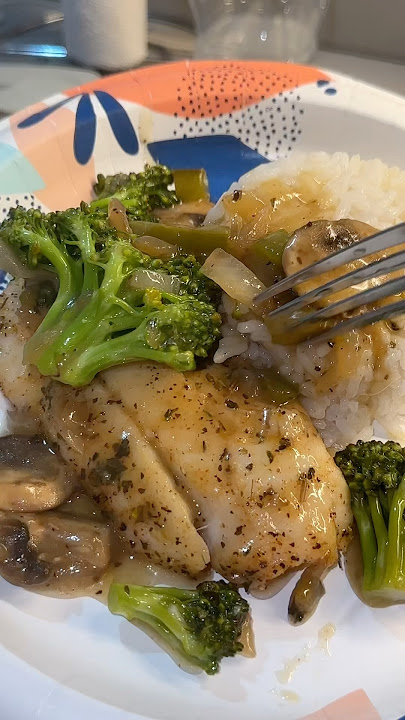 I'll call this one COD x MUSHROOMS 🍄‍🟫🥦 Dinner was delicious 😋 #shelterlife #nyc #autismmama