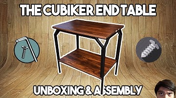 ASSEMBLING THE CUBIKER END TABLE! (Step-By-Step Tutorial) | Unboxing & Review + FACE REVEAL!