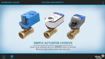 Johnson Controls VG1000 Ball Valve Product Line Overview