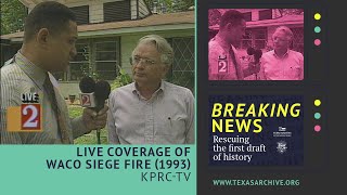 Live Coverage of Waco Siege Fire (1993)