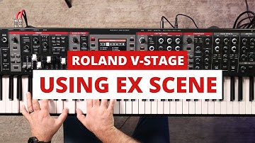 Roland V-Stage - Using the EX SCENE feature (Live Mode)