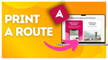 How to print a route on OS Maps?