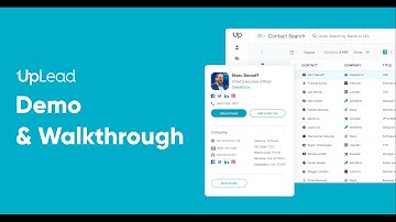 UpLead - Full Demo (2020)