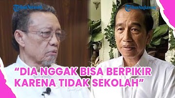 Ryaas Rasyid Tak Pernah Percaya Omongan Jokowi: Dia Nggak Bisa Berpikir Jernih!