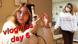 HOW I REFRESH MY HAIR BETWEEN WASHES + NEW HOLIDAY MERCH | VLOGMAS DAY 6