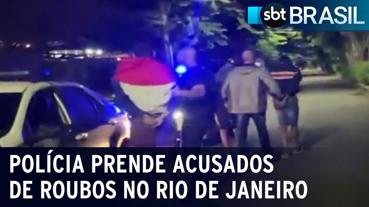 Polícia prende acusados de praticar assaltos na Barra da Tijuca, no Rio | SBT Brasil (04/05/22)