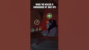 wanneer de genezer wordt omringd door idiote dps #wow #worldofwarcraft #warcraft