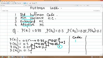 how to find standard huffman code?
