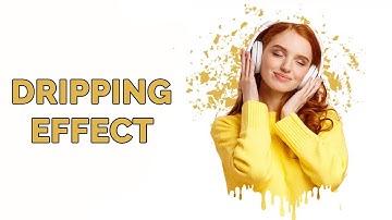Dripping Effect | Splatter Effect | Photoshop Editing Tutorial in English | Adobe Photoshop
