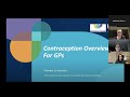 Contraception Overview for GPs (11 May 2023)