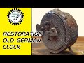 restoration old german clock