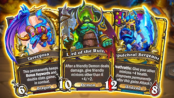 The STRONGEST DEMON BUILD Right Now | Hearthstone Battlegrounds