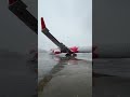 Aircraft deicing during wet snowfall