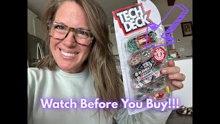 TECH DECK, Ultra DLX Fingerboard 4-Pack, Element Skateboards, Collectible and Customizable Mini Skat