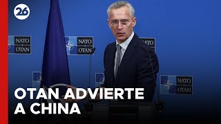 OTAN le exigió a China dejar de ayudar a Rusia | #26Global