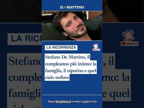 Video Stefano De Martino, il compleanno più intimo: la famiglia, il nipotino e quel cielo stellato