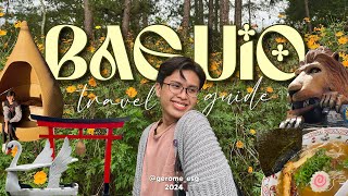 Baguio Travel Vlog 2024 🌲🍓🌼 | Travel guide, hotel, food, attractions, expenses (4 days 3 nights)