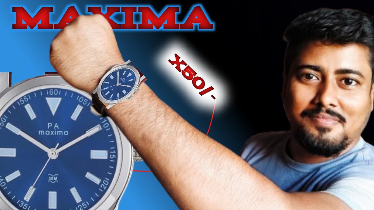 Maxima Quartz Watch 🇮🇳||Cheapest Luminous Watch by Maxima
